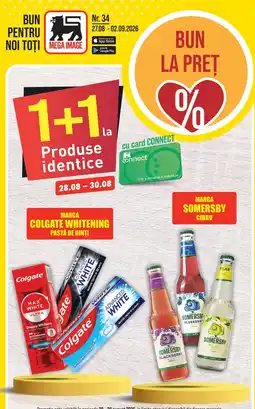 Mega Image Colgate Whitening pastă de dinți Ofertă