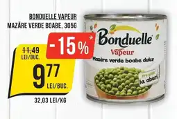 Mega Image Bonduelle mazăre verde boabe Ofertă