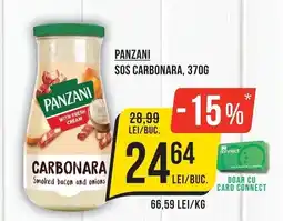 Mega Image Panzani sos carbonara Ofertă