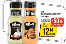 Mega Image Tomi sos cu usturoi, sos street food Ofertă