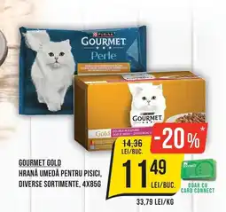 Mega Image Gourmet gold hrană umedă pentru pisici Ofertă
