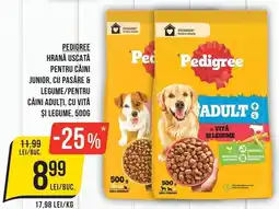 Mega Image Pedigree hrană uscată pentru câini adult Ofertă