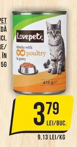 Mega Image Lovepet chunks with poultry in gravy Ofertă
