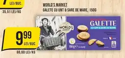 Mega Image World's Market galette cu unt & sare de mare Ofertă