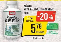 Mega Image Müller kefir kalinka Ofertă