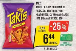 Mega Image Takis tortilla chips cu aromă de brânză și ardei iute/blue heat/fuego Ofertă