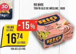Mega Image Rio mare ton în ulei de măsline Ofertă