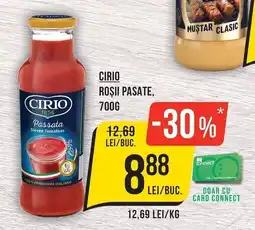 Mega Image Cirio roșii pasate Ofertă