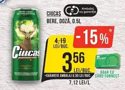 Mega Image Ciucas bere, doză Ofertă