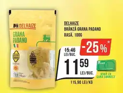 Mega Image Delhaize brânză grana padano Ofertă