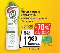 Mega Image Cif cremă de curățat cu microparticule Ofertă