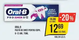 Mega Image Oral-B pastă de dinți pentru copii Ofertă