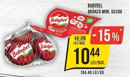 Mega Image Babybel brânză mini Ofertă