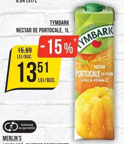 Mega Image Tymbark nectar de portocale Ofertă