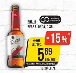 Mega Image Bucur bere blondă Ofertă