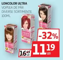 Auchan Loncolor ultra vopsea de păr Ofertă