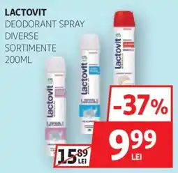 Auchan Lactovit deodorant spray Ofertă