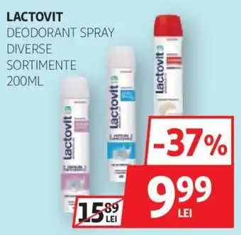 Auchan Lactovit deodorant spray Ofertă