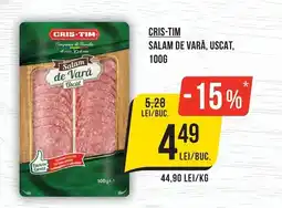 Mega Image Cris-tim salam de vară uscat Ofertă