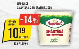 Mega Image Napolact smântână Ofertă