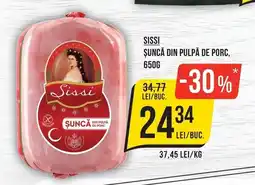 Mega Image Sissi șuncă din pulpă de porc Ofertă