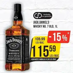 Mega Image Jack Daniel's Whisky No. 7 Old Ofertă