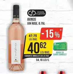 Mega Image Avincis vin rose Ofertă
