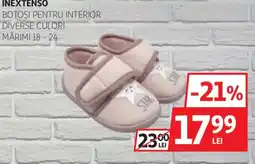 Auchan Inextenso botoși pentru interior Ofertă