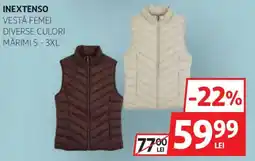 Auchan Inextenso vestă femei Ofertă