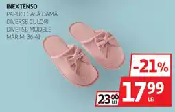 Auchan Inextenso papuci casă damă Ofertă