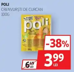 Auchan Poli crenvurști de curcan Ofertă