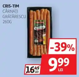 Auchan Cris-tim cârnați grătărescu Ofertă