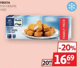 Auchan Frosta fish fingers Ofertă