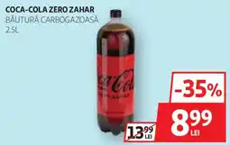 Auchan Coca-Cola zero zahar Ofertă