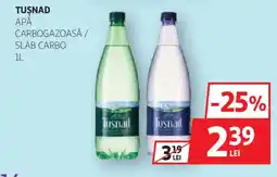 Auchan Tusnad apă carbo gazosă / slab carbo Ofertă