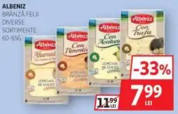 Auchan Albeniz brânză felii diverse Ofertă