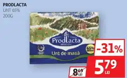 Auchan ProdLacta unt de masă Ofertă