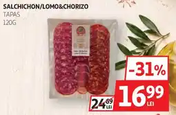 Auchan Salchichon/Lomo&Chorizo Ofertă