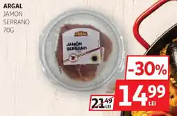 Auchan Argal jamon serrano Ofertă