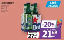 Auchan Heineken 0% blondă Ofertă