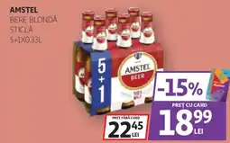 Auchan Amstel bere blondă Ofertă