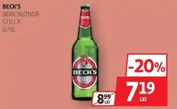 Auchan Beck's bere blondă Ofertă