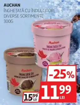 Auchan Auchan înghețată cu îndulcitori Ofertă