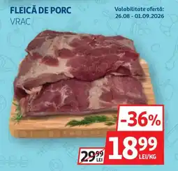 Auchan Fleică de porc vrac Ofertă