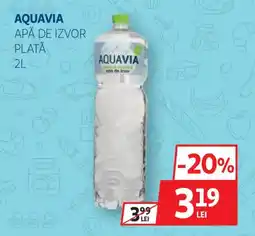 Auchan Aquavia apă de izvor plată Ofertă