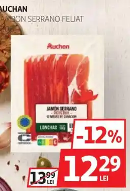 Auchan Auchan jamon serrano feliat Ofertă