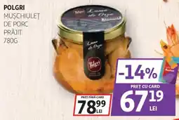 Auchan Polgri mușchiuleț de porc prăjit Ofertă
