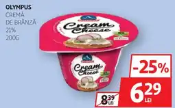 Auchan Olympus cremă de brânză Ofertă
