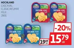 Auchan Hochland cașcaval clasic/afumat Ofertă