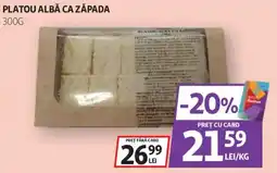 Auchan Platou albă ca zăpada Ofertă